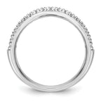 14K White Gold 1/4 carat Complete Diamond Band