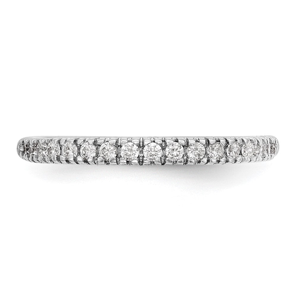 14K White Gold 1/4 carat Complete Diamond Band