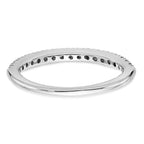 True Origin 14K White Gold 1/4 carat Lab Grown Diamond VS+ F+ Complete Wedding Band