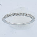 14K White Gold 1/4 carat Complete Diamond Band