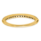 True Origin 14K Yellow Gold 1/4 carat Lab Grown Diamond VS+ F+ Complete Wedding Band