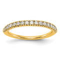 True Origin 14K Yellow Gold 1/4 carat Lab Grown Diamond VS+ F+ Complete Wedding Band