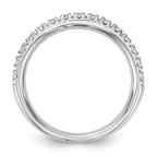 14k White Gold 1/2 carat Lab Grown Diamond VS/SI+ G+ Complete Band