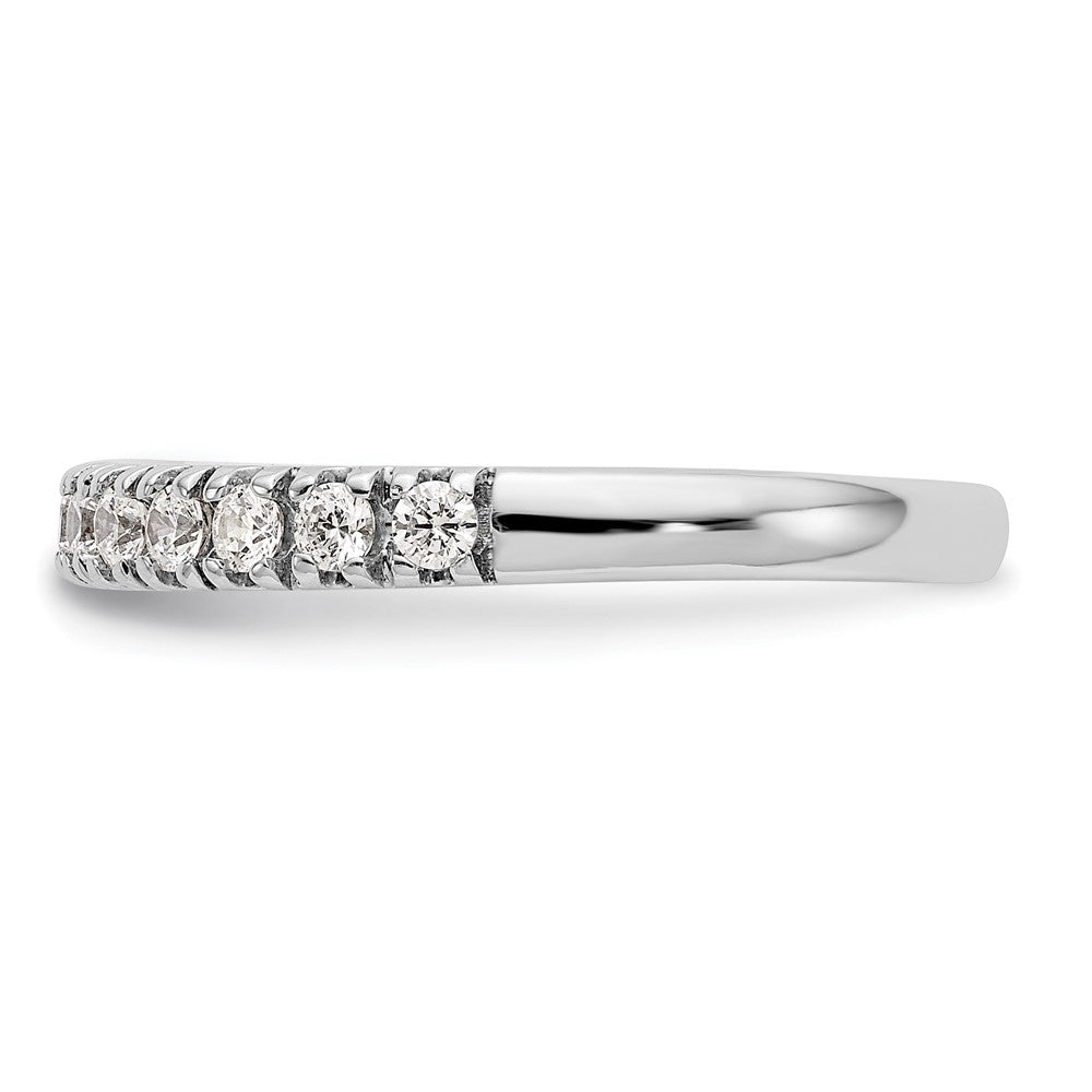 True Origin 14K White Gold 1/2 carat Lab Grown Diamond VS+ F+ Complete Wedding Band