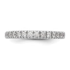 14k White Gold 1/2 carat Lab Grown Diamond VS/SI+ G+ Complete Band
