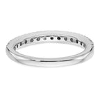True Origin 14K White Gold 1/2 carat Lab Grown Diamond VS+ F+ Complete Wedding Band