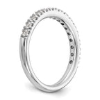 14k White Gold 1/2 carat Lab Grown Diamond VS/SI+ G+ Complete Band