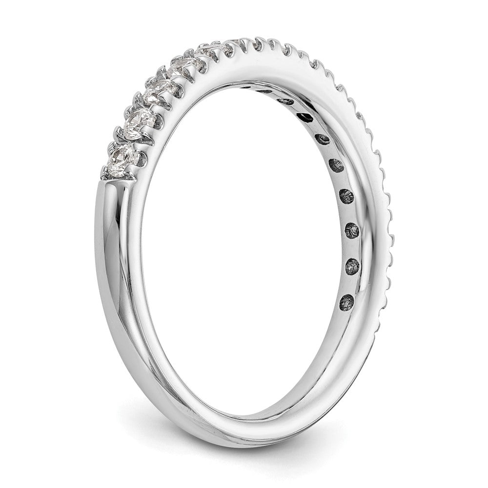 14K White Gold 1/2 carat Complete Diamond Band