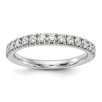 True Origin 14K White Gold 1/2 carat Lab Grown Diamond VS+ F+ Complete Wedding Band