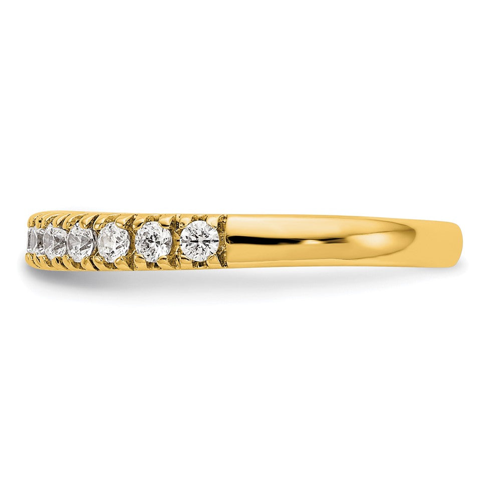 14K Yellow Gold Diamond Band