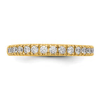 14K Yellow Gold Diamond Band