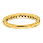 14K Yellow Gold Diamond Band