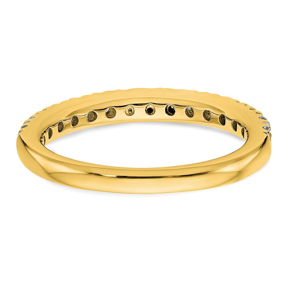 True Origin 14K Yellow Gold 1/2 carat Lab Grown Diamond VS+ F+ Complete Wedding Band