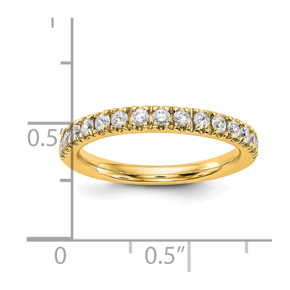 14K Yellow Gold Diamond Band