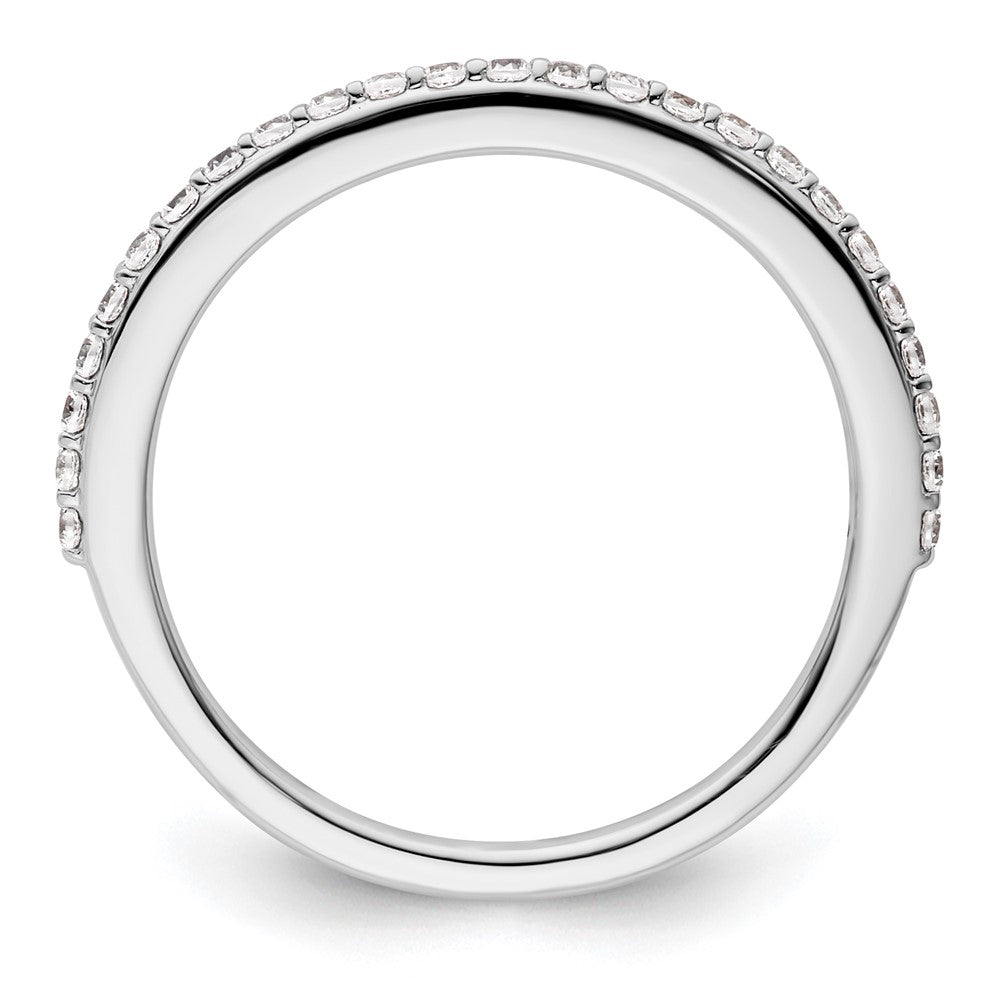 14K White Gold 1/4 carat Complete Diamond Band