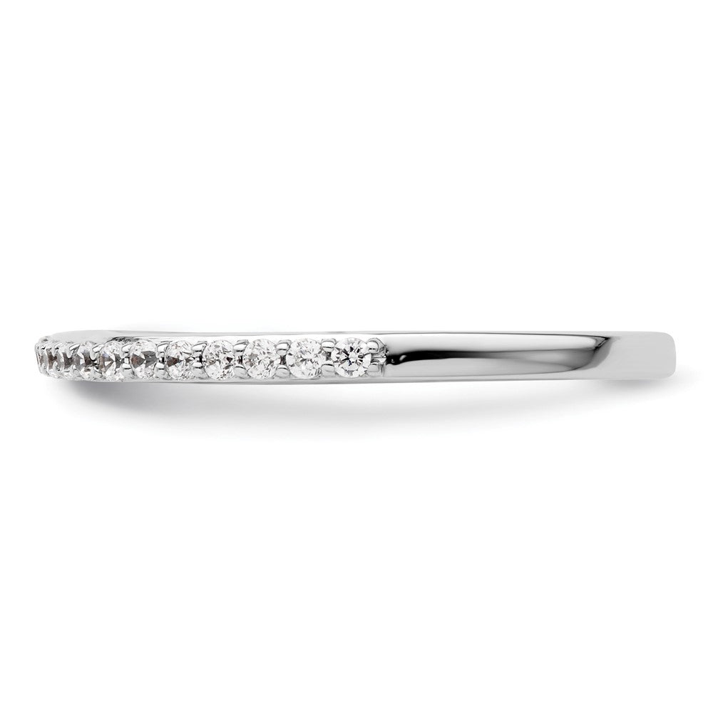 14K White Gold 1/4 carat Complete Diamond Band