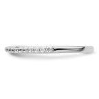 14K White Gold 1/4 carat Complete Diamond Band