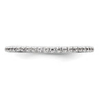 14K White Gold 1/4 carat Complete Diamond Band