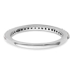 14K White Gold 1/4 carat Complete Diamond Band
