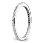 14K White Gold 1/4 carat Complete Diamond Band