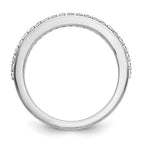 14K White Gold 1/4 carat Complete Diamond Band