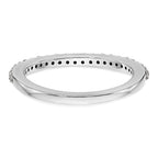 14K White Gold 1/4 carat Complete Diamond Band