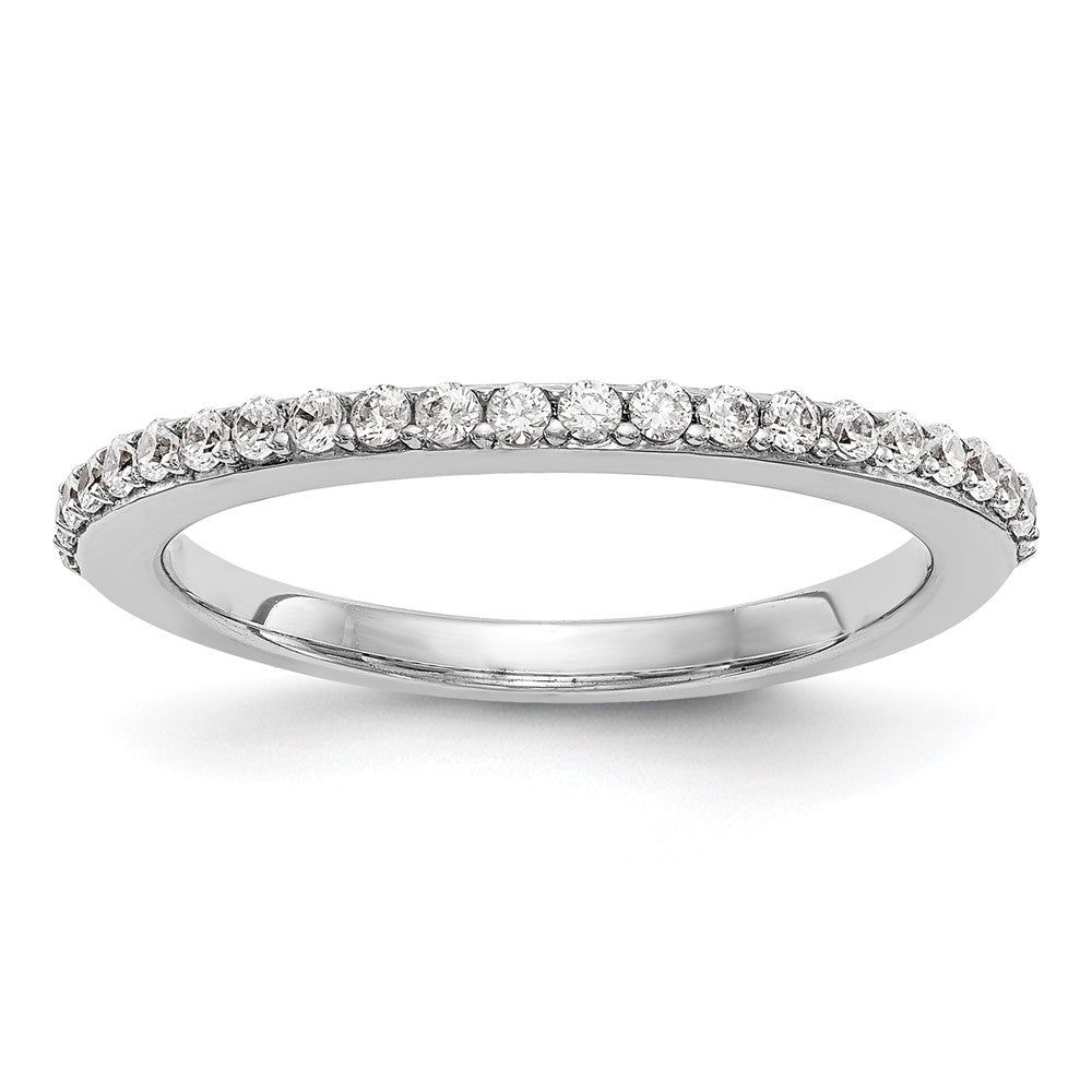 14K White Gold 1/4 carat Complete Diamond Band