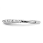 True Origin 14K White Gold 1/3 carat Lab Grown Diamond VS+ F+ Complete Wedding Band