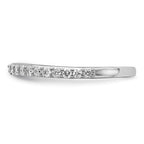 14K White Gold 3/8 carat Complete Diamond Band