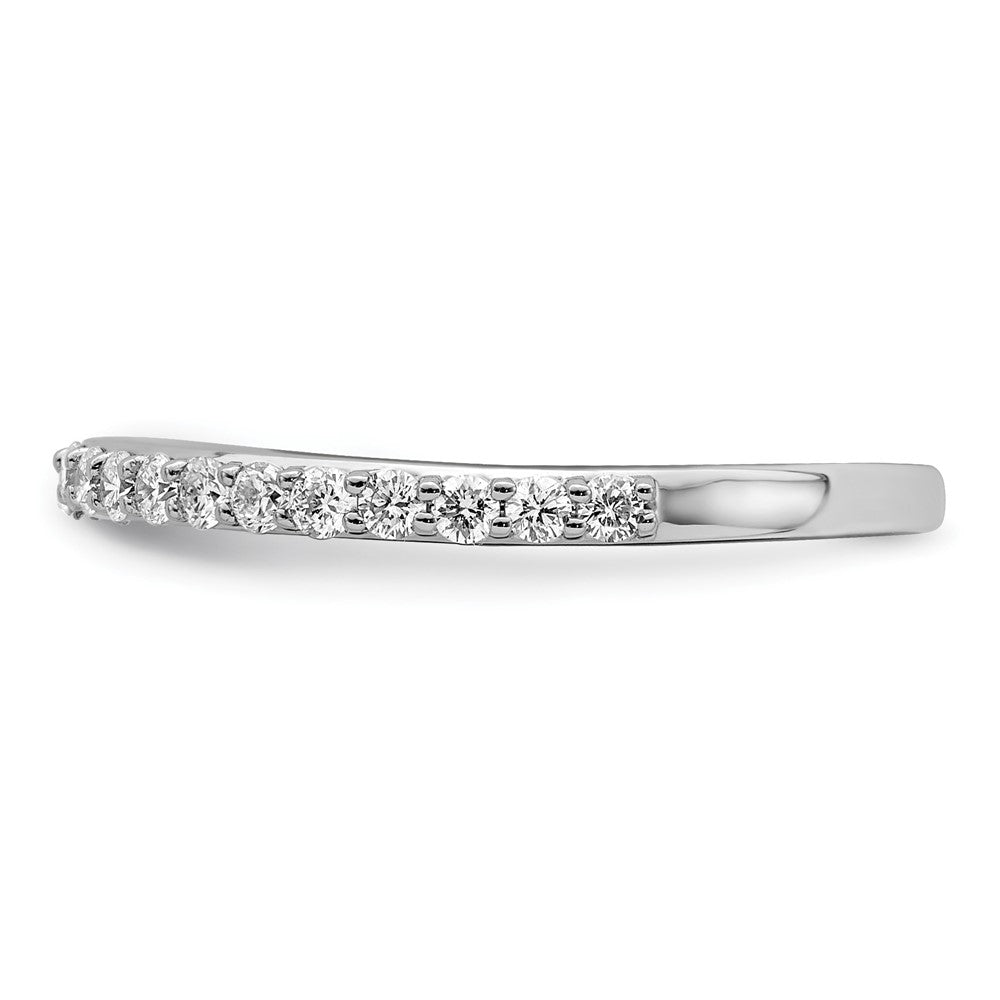 14K White Gold 3/8 carat Complete Diamond Band