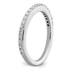 14K White Gold 3/8 carat Complete Diamond Band