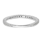 14K White Gold 1/3 carat Complete Diamond Wedding Band