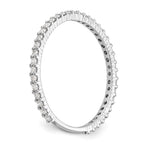 14K White Gold 1/3 carat Complete Diamond Wedding Band