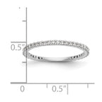 14K White Gold 1/3 carat Complete Diamond Wedding Band