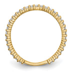 14K Yellow Gold Diamond Band
