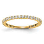 14K Yellow Gold Diamond Band