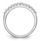 14K White Gold 11-Stone 1/3 carat Complete Diamond Band