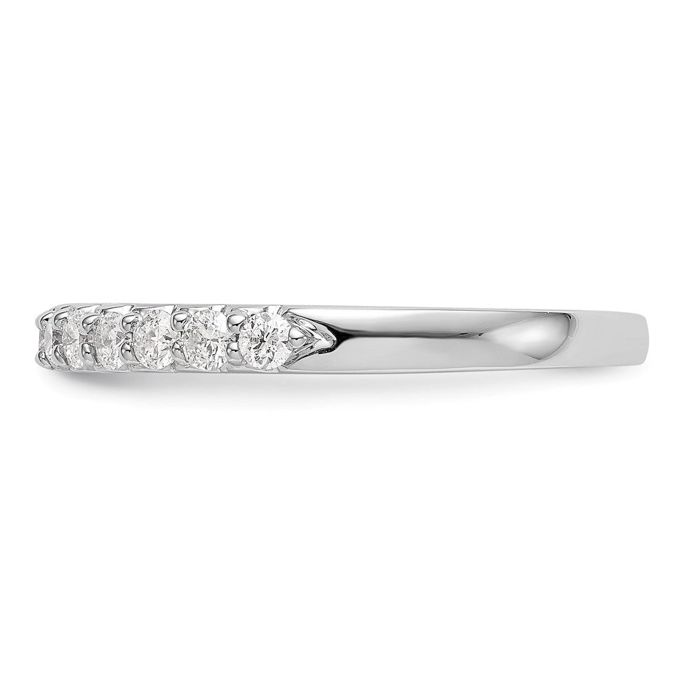 14K White Gold 11-Stone 1/3 carat Complete Diamond Band