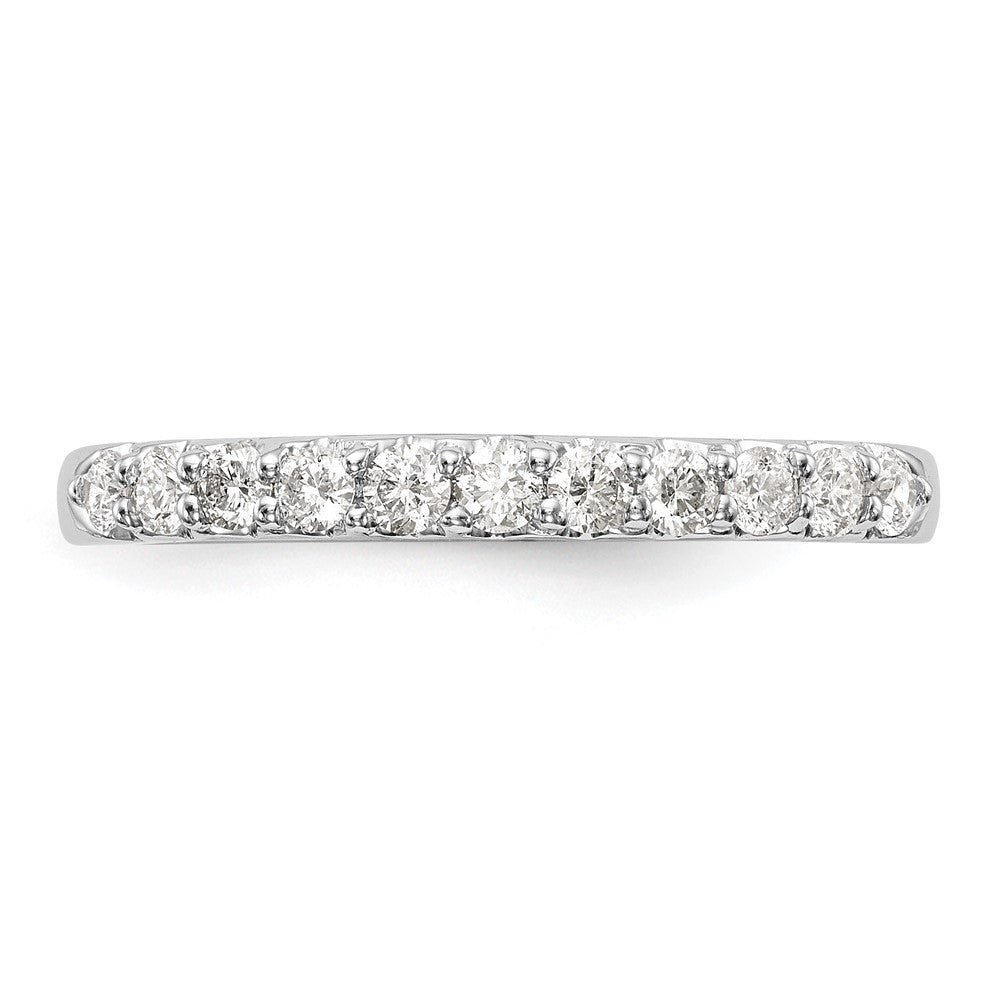 14k White Gold 1/3 carat Lab Grown Diamond VS/SI+ G+ Complete Band