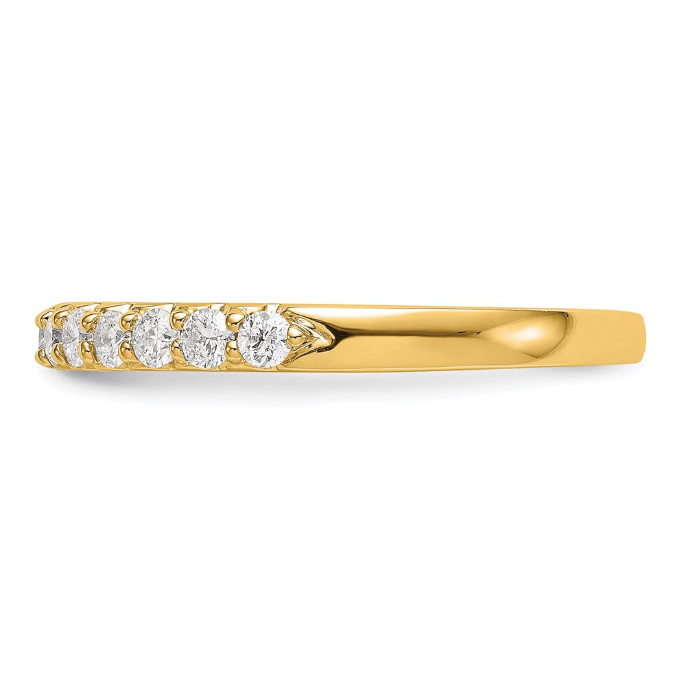 14K Yellow Gold Diamond Band