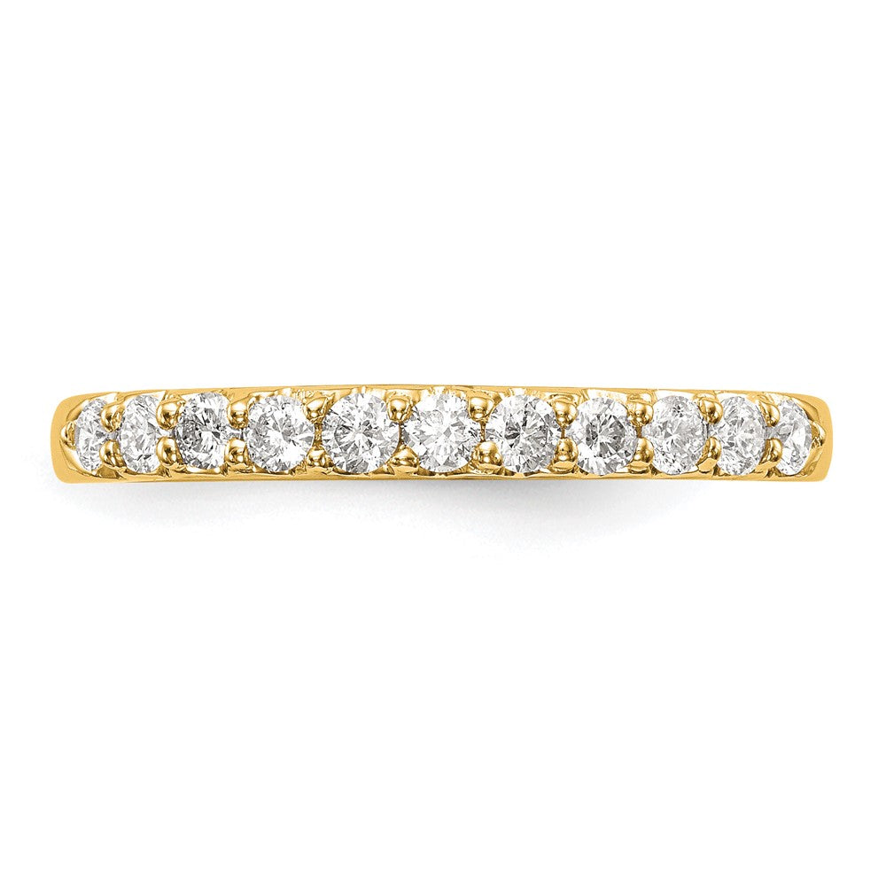 14K Yellow Gold Diamond Band