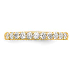 14K Yellow Gold Diamond Band