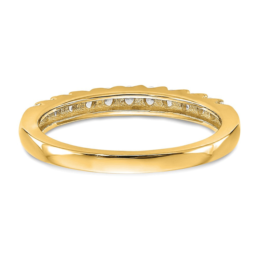14K Yellow Gold Diamond Band