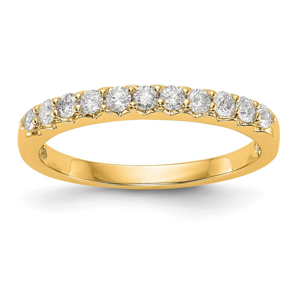 14K Yellow Gold Diamond Band