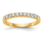 14K Yellow Gold Diamond Band