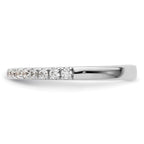 14K White Gold 1/3 carat Diamond Complete Wedding Band