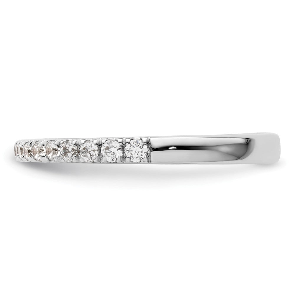 14K White Gold 1/3 carat Diamond Complete Wedding Band