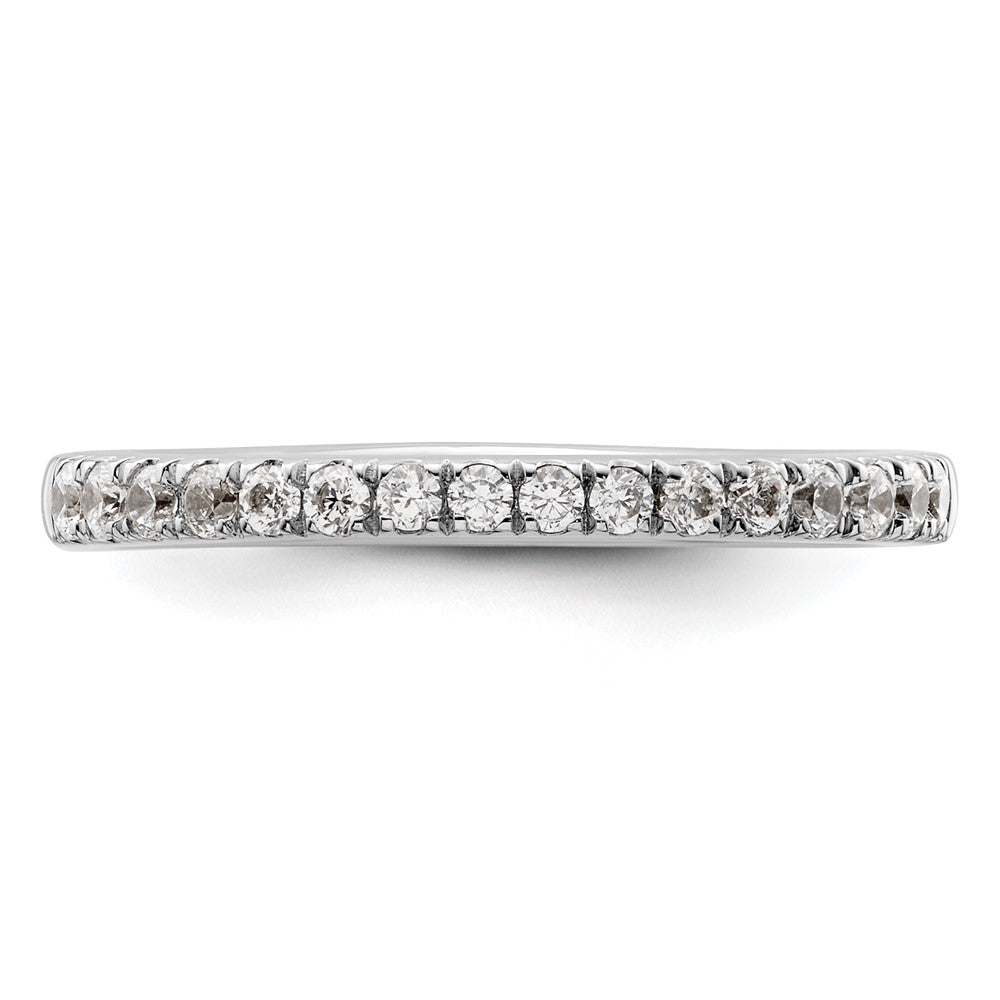 14K White Gold 1/3 carat Diamond Complete Wedding Band