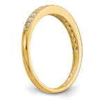 14k 1/6 carat Lab Grown Diamond VS/SI+ G+ Complete Wedding Band
