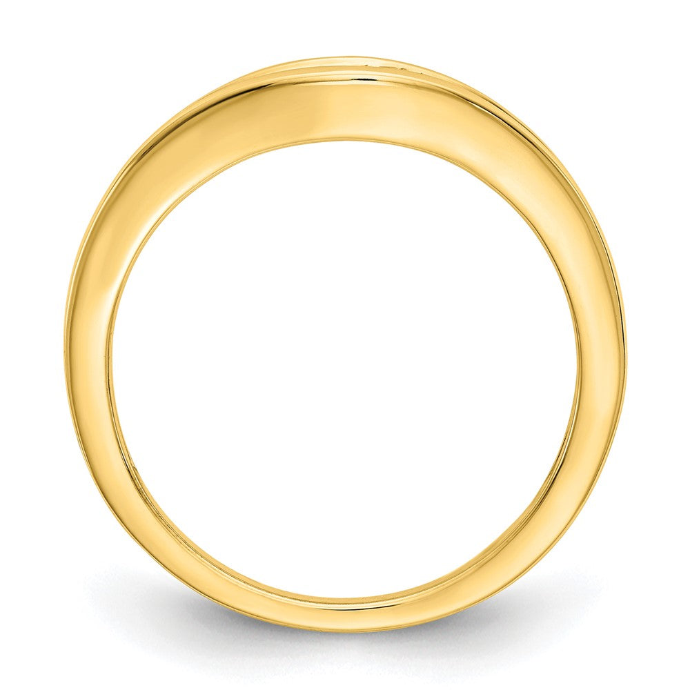 18K yellow Gold Diamond Band